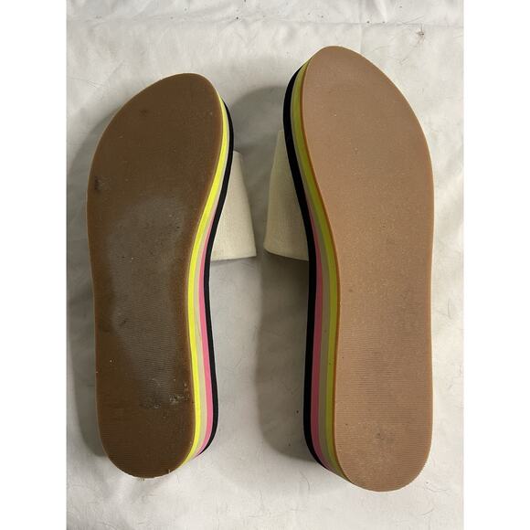 J.CREW Platform Eva Slide Sandals Women’s Size 10 Casual Vacation Travel Pool - Picture 6 of 7